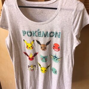 Pokemon Kids Gray T-Shirt